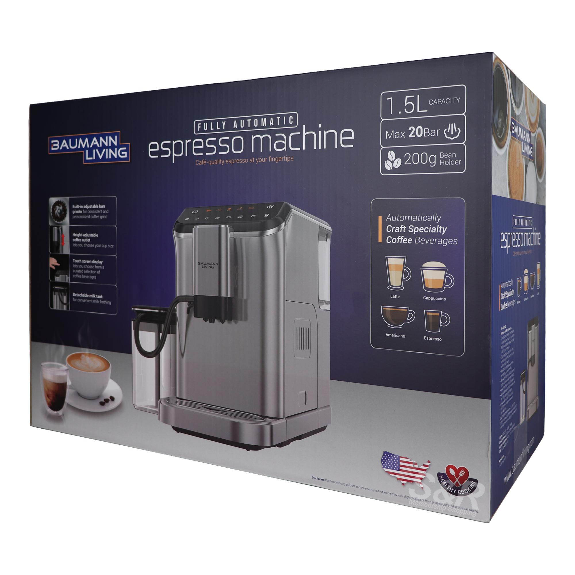 Baumann Living Fully Automatic Espresso Machine